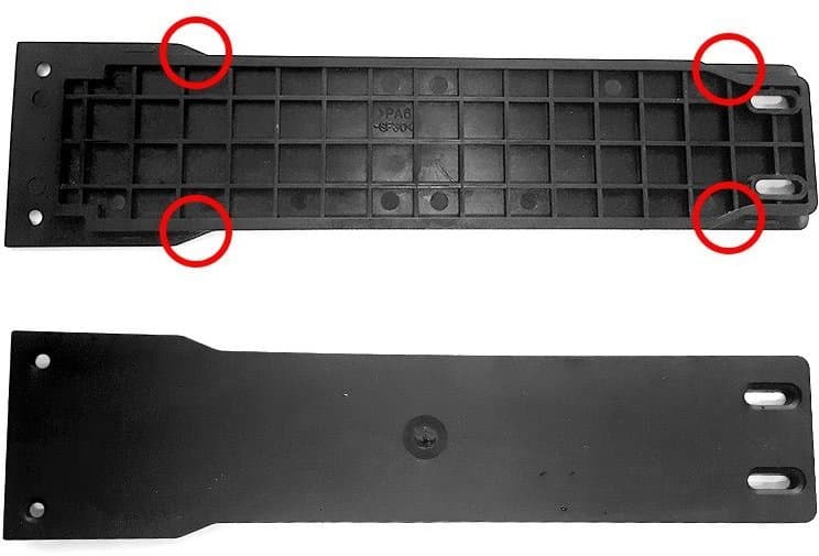 Babboe Akkuschiene für QWIC System Gepäckträger Schwarz Modell Aktion