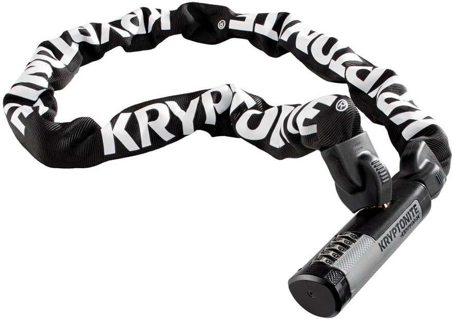 Kryptonite KryptoLok 912 Combo Integrated Chain Kettenschloss Silber Modell 2025