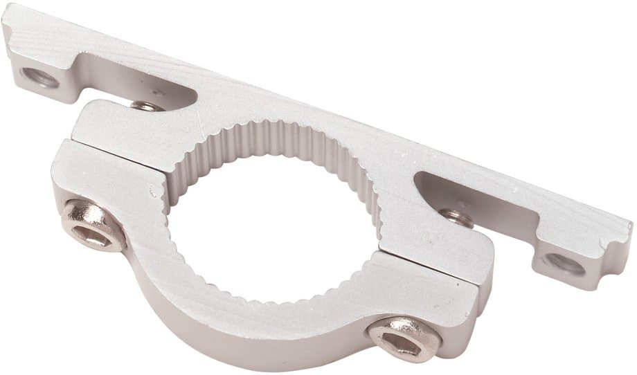 Bontrager Lenkerschelle f. Flaschenhalter - 22,2/25,4 mm Silber Modell Aktion