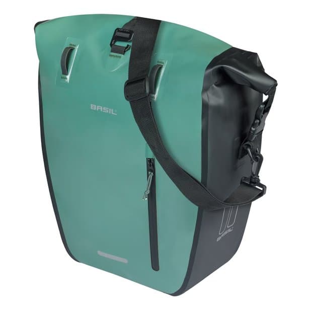 Basil Einzelpacktasche Rivo M MIK Hooks 25-31L Grün Modell 2026