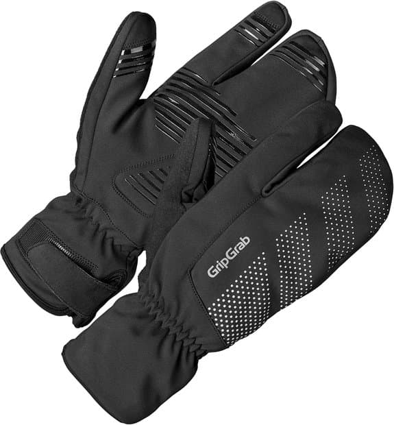 GRIPGRAB Ride Windproof Deep Winter Lobster Langfinger Handschuhe Schwarz Modell 2026