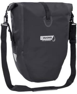 Büchel Gepäckträgertasche wasserdicht - Einzeltasche Schwarz Modell 2024