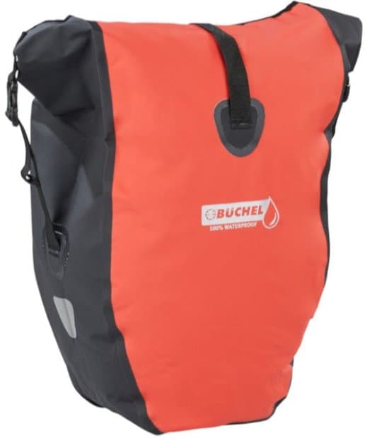 Büchel Gepäckträgertasche wasserdicht - Einzeltasche Schwarz Modell 2024