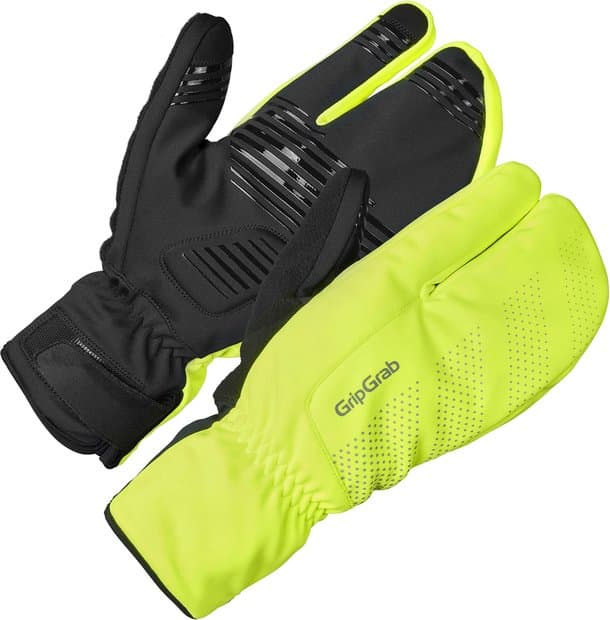 GRIPGRAB Ride Windproof Deep Winter Lobster Langfinger Handschuhe Gelb Modell 2026