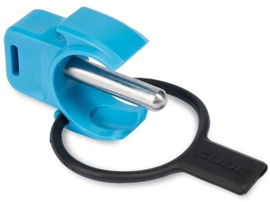 Cube Gummi-Splint Kinder Fahrradanhänger Double CMPT Blau Modell 2025