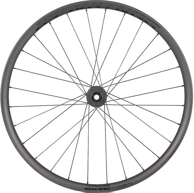 Bontrager Line Elite 30 TLR Boost 27.5 Carbon Vorderrad Schwarz Modell Aktion