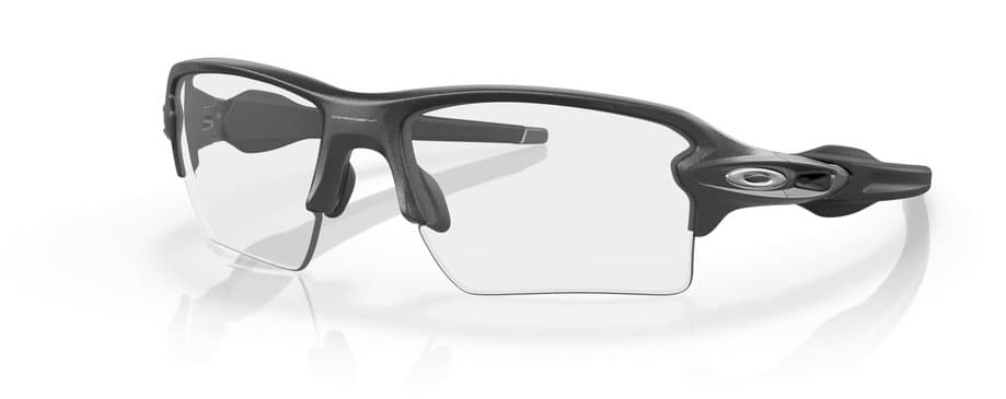 Oakley Flak 2.0 XL Steel/Clear To Black Iridium Photochromic Grau Modell 2025