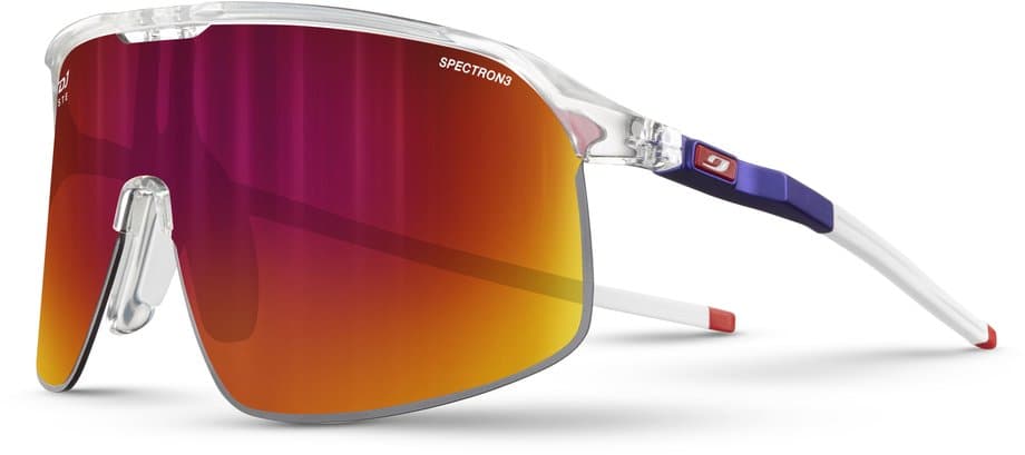 Julbo Density Groupama-FDJ Kristall/Blau/Weiß - Multilayer Rot Bunt Modell 2025
