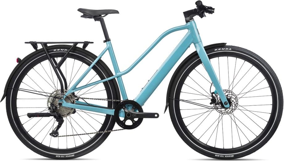 Orbea Vibe MID H30 EQ Blau Modell Aktion