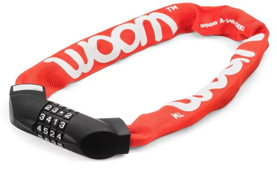 Woom Lokki Fahrradschloss Rot Modell 2024