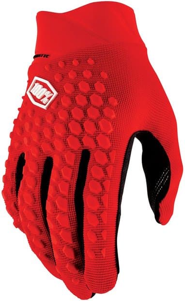 100 Percent Geomatic Langfinger Handschuhe Rot Modell Aktion