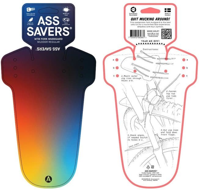 Ass Savers MFR-1 Mudder Spritzschutz VR spektrum Bunt Modell 2026