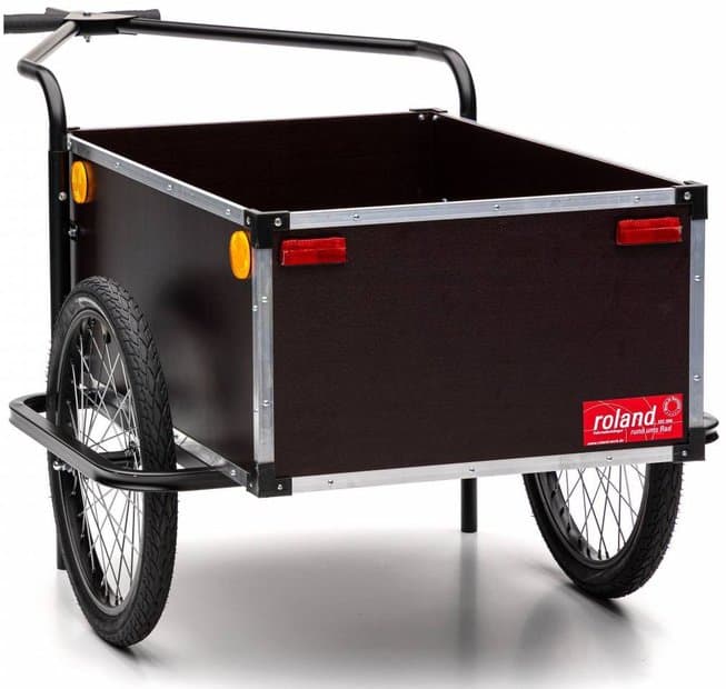 ROLAND Transportanhänger Jumbo Doppeldeichsel Braun Modell 2025