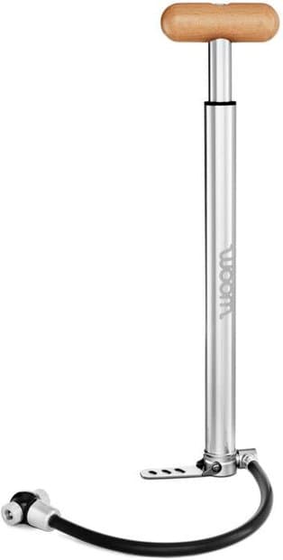 Woom Airflo Fahrradpumpe Silber Modell 2024