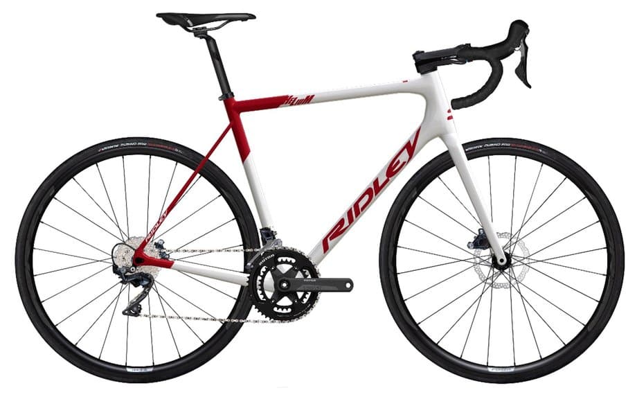 Ridley Helium Disc Ultegra 2x11 Weiß Modell 2024