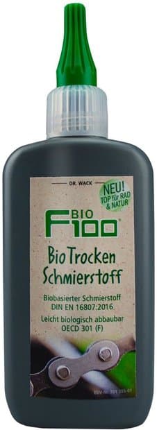 Dr. Wack F100 Bio Trocken Schmierstoff Tropfflasche - 100ml Grau Modell 2025