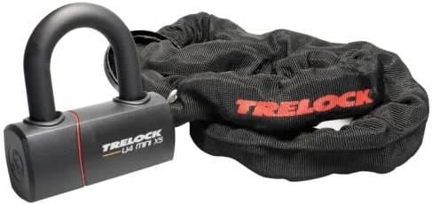 Trelock LC 680 110/10 Kette mit Schloss Schwarz Modell 2025