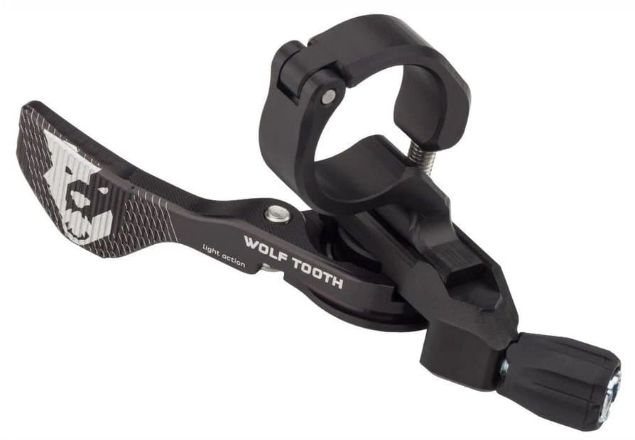 Wolftooth ReMote Light Action Hebel für Vario Sattelstützen, Schelle Schwarz Modell 2026