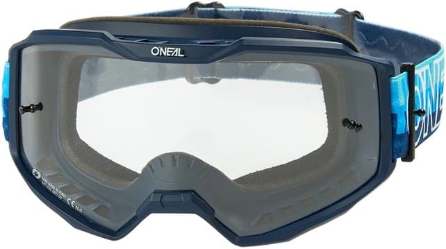 O'Neal B-10 Goggle Striped Blue/Blue - Clear Blau Modell 2026