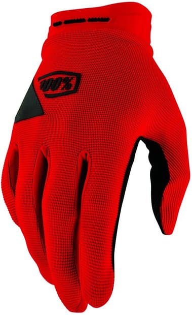 100 Percent Ridecamp Gel Langfinger Handschuhe Rot Modell Aktion