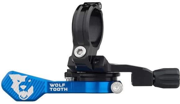 Wolftooth ReMote Pro Hebel für Vario Sattelstützen, Schelle Blau Modell 2026