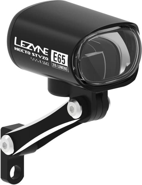 Lezyne Hecto E65 Scheinwerfer StVZO Schwarz Modell 2024