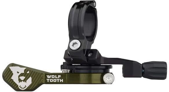 Wolftooth ReMote Pro Hebel für Vario Sattelstützen, Schelle Grün Modell 2026