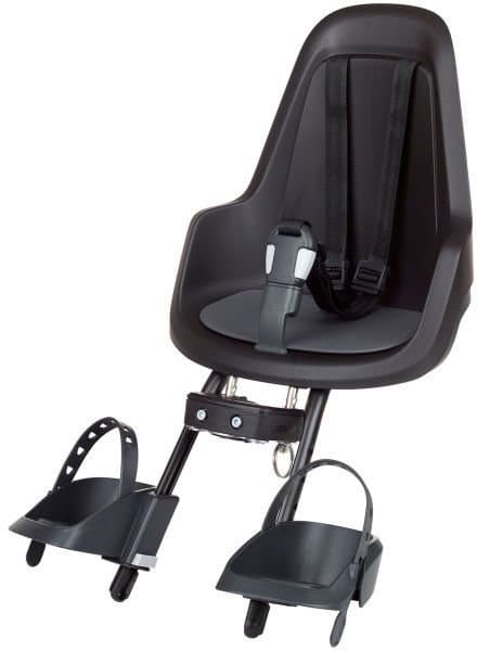 Bobike GO Mini Kindersitz - Rahmenmontage vorn Schwarz Modell 2026