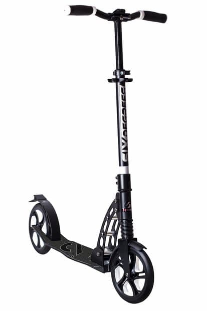 Six Degrees Aluminium Scooter 205 Federung Schwarz Modell 2024