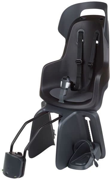 Bobike GO Kindersitz 1P-Bügel - Rahmenmontage hinten Schwarz Modell 2026