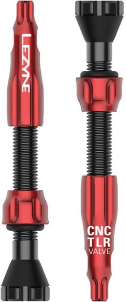 Lezyne Tubeless Ventil CNC Aluminium SV - 44 mm Rot Modell Aktion