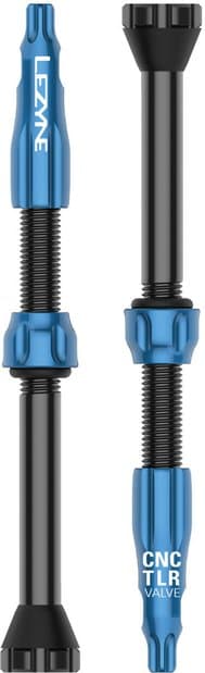 Lezyne Tubeless Ventil CNC Aluminium SV - 60 mm Blau Modell Aktion