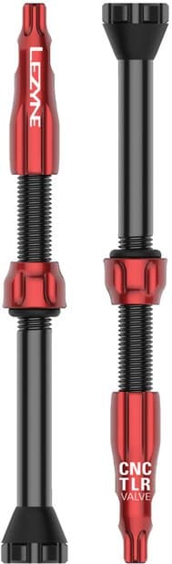 Lezyne Tubeless Ventil CNC Aluminium SV - 60 mm Rot Modell Aktion