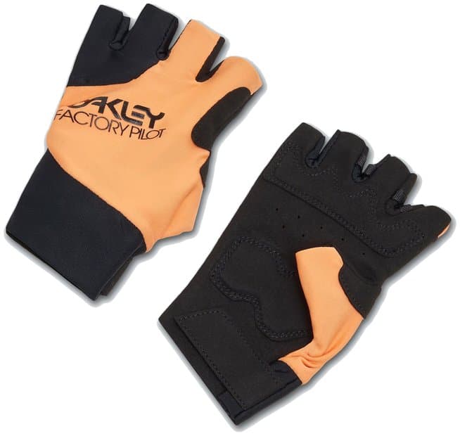 Oakley Factory Pilot Damen MTB Kurzfinger Handschuhe Orange Modell Aktion