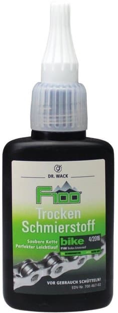 Dr. Wack F100 Trocken Schmierstoff Tropfflasche - 50ml Schwarz Modell 2025