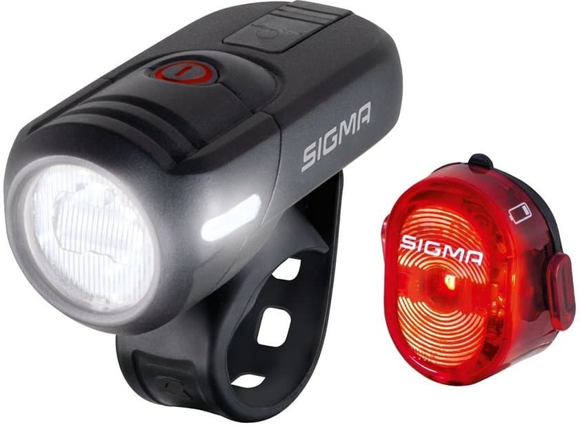 Sigma Aura 45 & Nugget II Beleuchtungsset - StVZO Schwarz Modell 2026