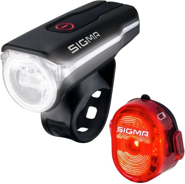 Sigma Aura 60 & Nugget II Beleuchtungsset - StVZO Schwarz Modell 2026