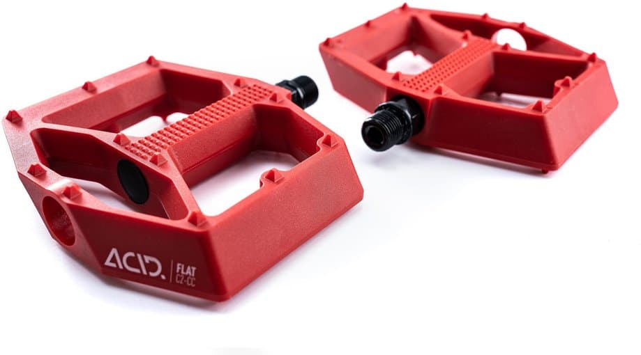 Cube ACID Pedale FLAT C2-CC Rot Modell 2024