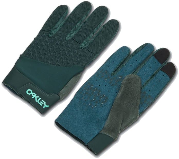 Oakley Drop In MTB Langfinger Handschuhe Grün Modell Aktion