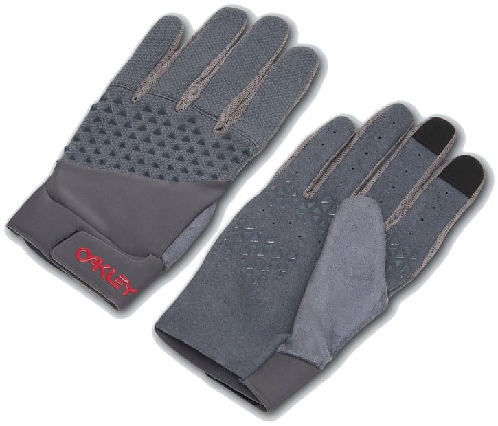 Oakley Drop In MTB Langfinger Handschuhe Grau Modell Aktion