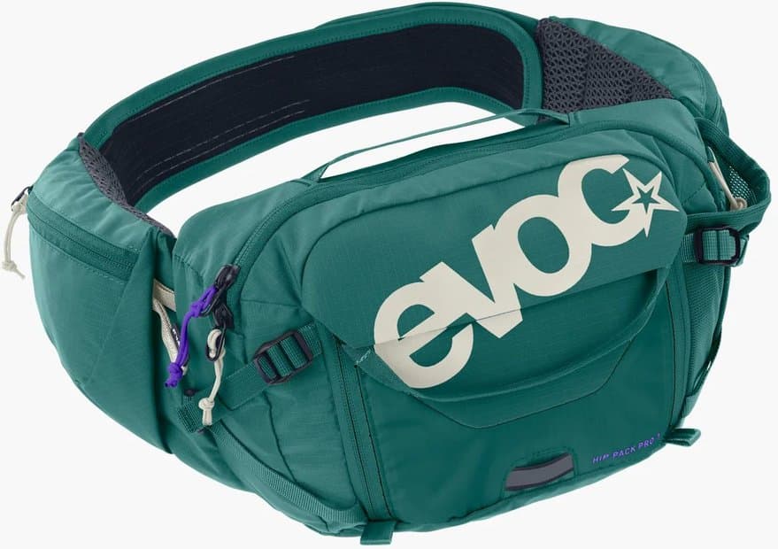 Evoc Hip Pack Pro 3 + Trinkblase 1,5 Grün Modell 2026