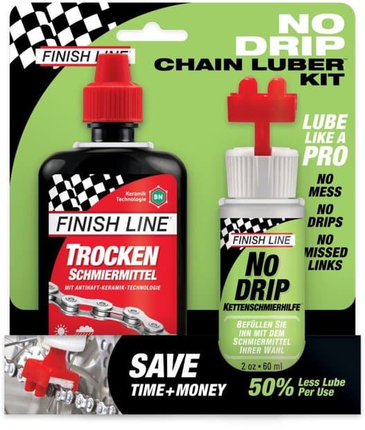 Finish Line NoDrip Chain Luber Combo DryLube - 60/120ml Grün Modell 2026