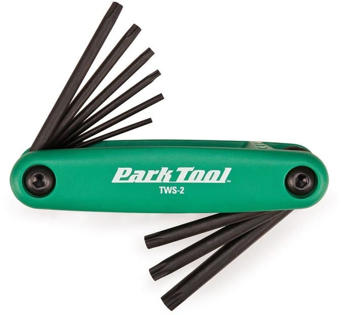 Park Tool TWS-2 Torx Multitool Faltwerkzeug Grün Modell 2024