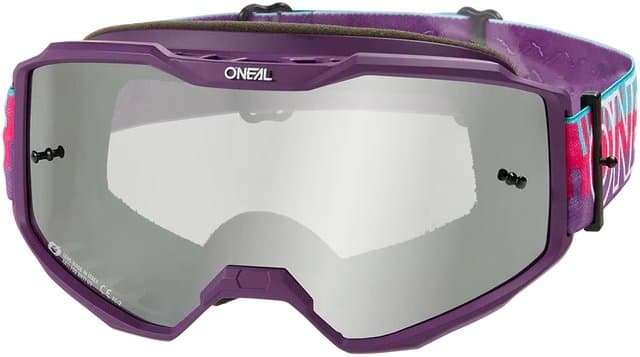 O'Neal B-10 Goggle Striped pink/purple - silver mirror Pink Modell 2026