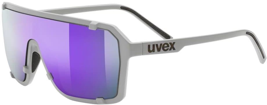 Uvex ESNTL Epic Grey Matt/Mirror Purple Grau Modell 2025