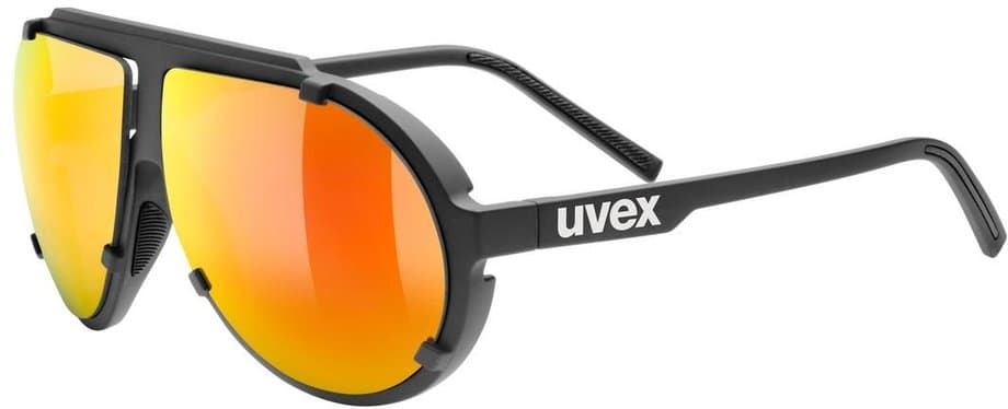 Uvex ESNTL Pina Black Matt/Mirror Red Schwarz Modell 2025