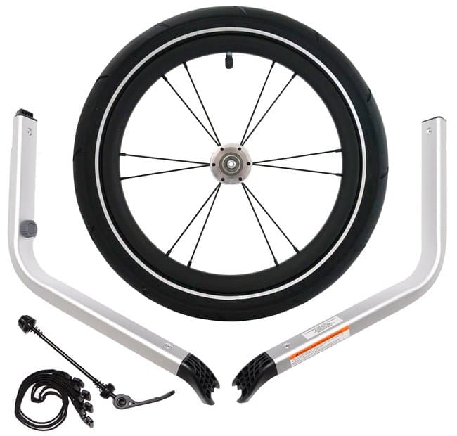 Thule Chariot 1 Jogging Kit 2 - Zweisitzer (bis MY2024) Schwarz Modell 2026