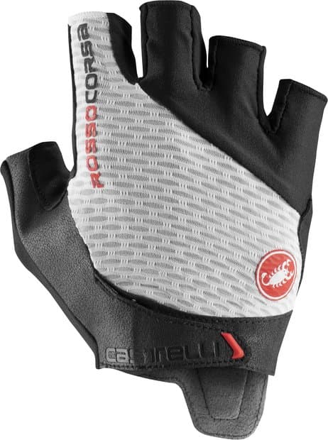 CASTELLI Rosso Corsa Pro V Kurzfinger Handschuhe Weiß Modell 2024