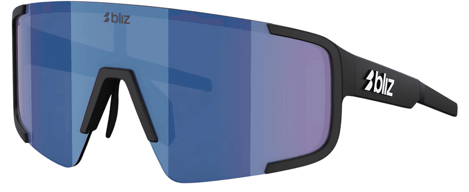 Bliz P003 Matte Black - Grey w Blue Mirror Schwarz Modell 2026