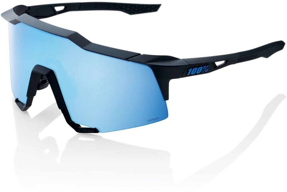 100 Percent Speedcraft Matte Black / HiPER Blue Mirror Lens Schwarz Modell 2025